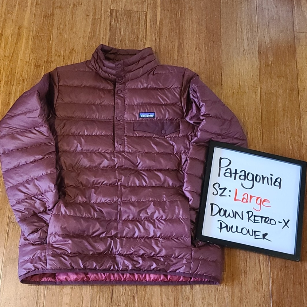 Patagonia W's Down Sweater Pullover SZ Lg EUC